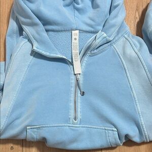 LULULEMON Light Blue Zip-Up Hoodie